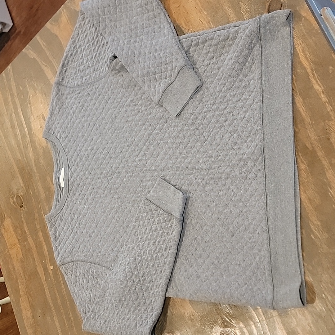 Mens Xl Long Sleeve Quilted Shirt